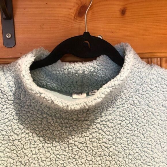Gap Sherpa Mock Neck Pull Over Size Small - Picture 10 of 15